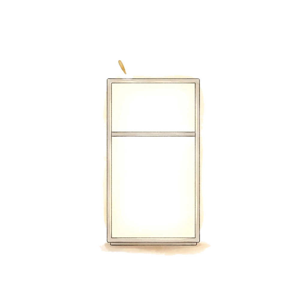 Picture story for the kanji 白, meaning white
