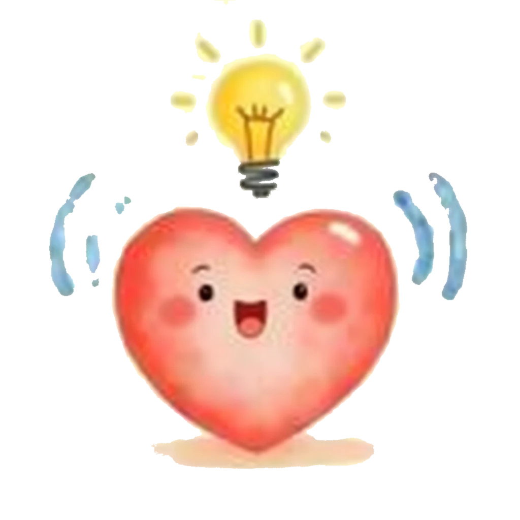Picture story for the kanji 意, meaning idea